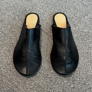 Bottega Veneta Napa Stretch Cocktail Mule Flats